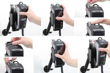 Uchwyt do Ingenico 5000 z blokadą kluczykową