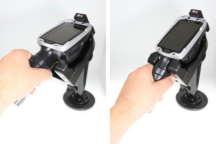 Uchwyt pasywny z dodatkowym systemem tłumiącym drgania do Zebra TC8000