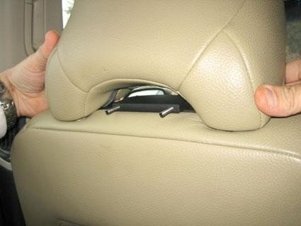 Uchwyt na zagłówek do samochodu | System mocowania do zagłówka zintergowanego dla Volvo S70 / S80 / V60 / V70 / XC60 / XC90