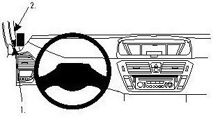 ProClip do Citroen C4 Grand Picasso 07-13