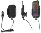 Uchwyt indukcyjny dedykowany do Apple iPhone 12 z wbudowanym kablem USB oraz ładowarką samochodową