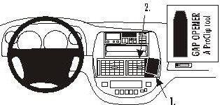ProClip do Chevrolet Rezzo 05-09