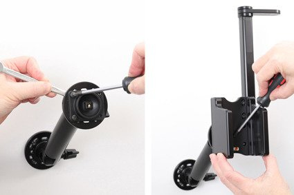 Uchwyt pasywny do M3 MOBILE UL20 z dodatkową górną blokadą.