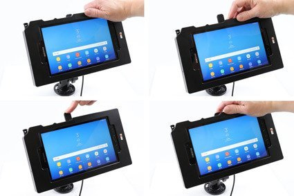 Brodit ochronna obudowa z adapterem Molex do profesjonalnego montażu do Samsung Galaxy Tab Active 2 z systemem adaptacyjnym Active MultiMoveClip 