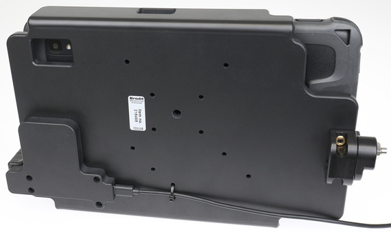 Uchwyt do Zebra ET40 / ET 45 10" USB-C 3.1 z otworami AMPS VESA 75 oraz blokadą kluczykową do urządzenia z oryginalnym futerałem Rugged Boot.