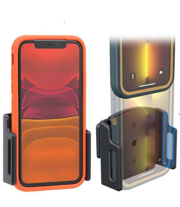 Uchwyt uniwersalny regulowany do Samsung Galaxy S23 Ultra bez futerału oraz w futerale lub etui o wymiarach: 75-89 mm (szer.), 2-10 mm (grubość)