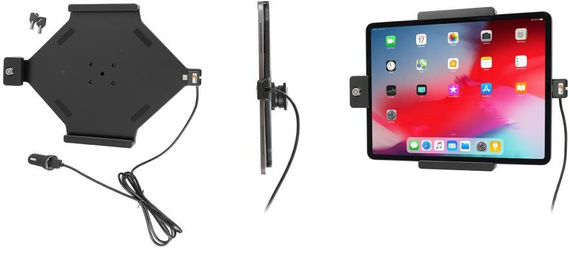 Uchwyt aktywny z kablem USB oraz blokadą na kluczyk do Apple iPad Pro 12,9 2018 (A1895, A1976, A1983, A2014)