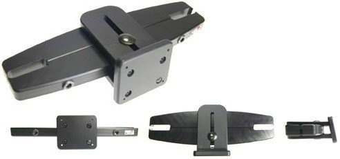 Uchwyt na zagłówek do samochodu | 811020 - Uniwersalna baza mocowania do zagłówka z rozstawem prętów: 123 mm - 183 mm