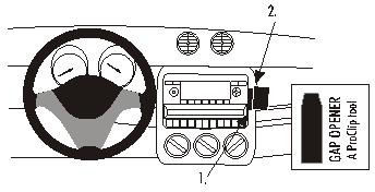 ProClip do Smart ForFour 04-06