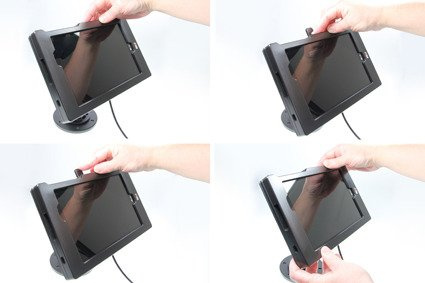 Brodit ochronna obudowa aktywna w wersji z kablem USB i ładowarką samochodową do LG G Pad X 8.3 z systemem adaptacyjnym Active MultiMoveClip