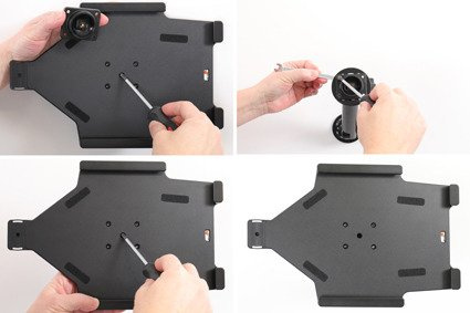 Uchwyt pasywny do Apple iPad 10.2 8th Gen (A2428, A2429, A2430, A2270) z blokadą na kluczyk