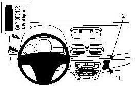 ProClip do Renault Megane 09-16