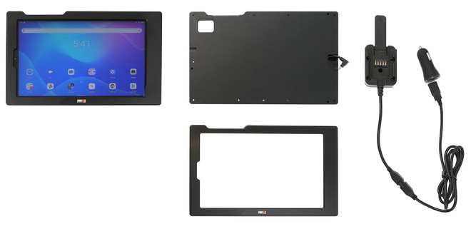 Brodit ochronna obudowa z adapterem Molex do profesjonalnego montażu do Lenovo Tab K10 TB-X6C6F z systemem adaptacyjnym Active MultiMoveClip