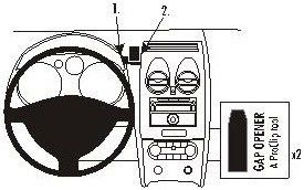 ProClip do Nissan Qashqai 07-13 & Nissan Qashqai +2 09-13