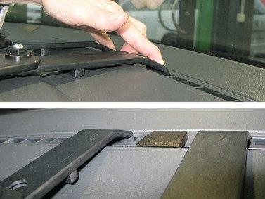 Bardzo mocny, bezinwazyjny wspornik montażowy do Skoda Rapid 13-18