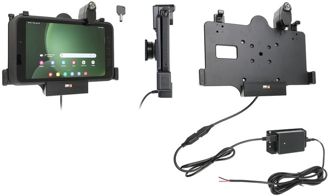 Uchwyt do Samsung Galaxy Tab Active 5 SM-X300/SM-X306B do instalacji na stałe oraz blokadą kluczykową