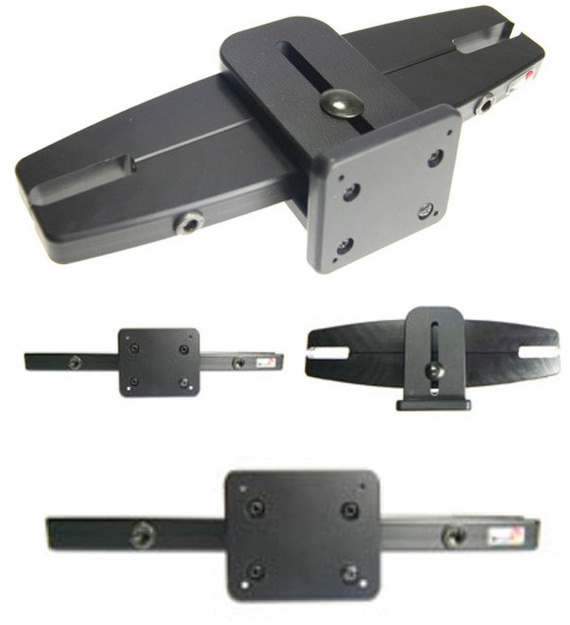 Uchwyt na zagłówek do samochodu | 811020 - Uniwersalna baza mocowania do zagłówka z rozstawem prętów: 123 mm - 183 mm