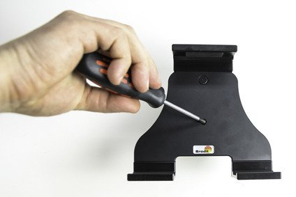 Uchwyt pasywny regulowany do iPad 10.2 gołych jak i w futerale o wymiarach: 140-195 mm (szer.), do 30 mm (grubość)