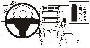 ProClip do Toyota AYGO 06-14