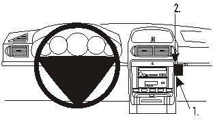 ProClip do Porsche Cayenne 03-10