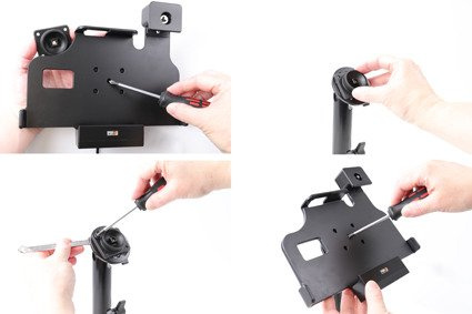 Uchwyt aktywny z blokadą na kluczyk do Samsung Galaxy Tab Active 2, SM-T390/SM-T395 w oryginalnym futerale