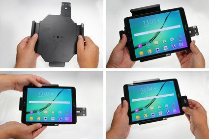 Uchwyt pasywny do Samsung Galaxy Tab Active Pro gołego jak i w futerale z blokadą na kluczyk