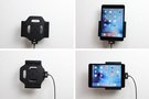 Brodit uchwyt samochodowy do Apple iPad Mini 5 (2019) aktywny z wbudowanym kablem USB oraz ładowarką samochodową