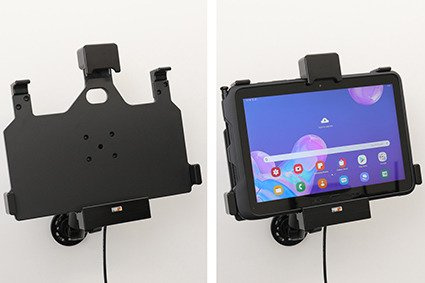 Uchwyt aktywny z blokadą sprężynową do instalacji na stałe do Samsung Galaxy Tab Active Pro T540/T545/T547/T547U w oryginalnym futerale