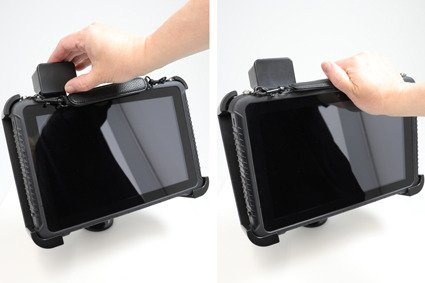 Uchwyt do Logic Instrument Fieldbook K122 z blokadą sprężynową.