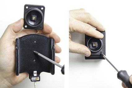 Uchwyt do Apple iPhone Xs z możliwością wpięcia kabla lightning USB-C