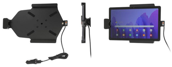 Uchwyt aktywny z kablem USB oraz blokadą sprężynową do Samsung Galaxy Tab A7 10.4 (2020) SM-T500/SM-T505