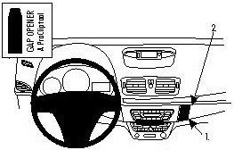 ProClip do Renault Megane 09-16