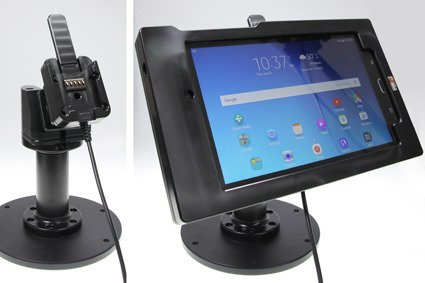 Brodit ochronna obudowa aktywna w wersji z kablem USB i ładowarką samochodową do Samsung Galaxy Tab E 8.0 z systemem adaptacyjnym Active MultiMoveClip 