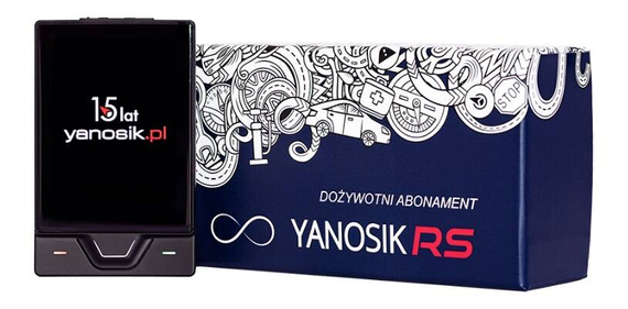 Yanosik RS z dożywotnim abonamentem - edycja limitowana