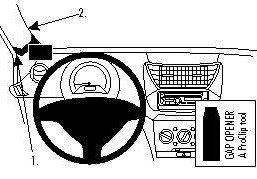 ProClip do Nissan Pixo 09-15