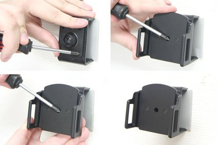 Uchwyt uniwersalny regulowany do smartfonów bez futerału oraz w futerale lub etui o wymiarach: 62-77 mm (szer.), 12-16 mm (grubość)