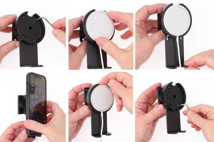 Uchwyt do oryginalnej ładowarki indukcyjnej MagSafe dla Apple iPhone 14 Pro Max z dolną podporą