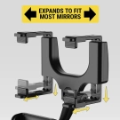 Scosche CarMount Rear View uchwyt regulowany na lusterko wsteczne do telefonów / nawigacji.