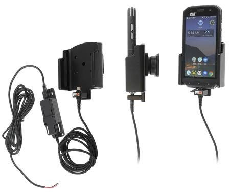 Uchwyt aktywny do instalacji na stałe z magnetycznym kablem do CAT S48C