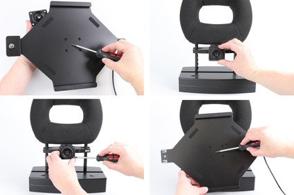 Uchwyt aktywny do instalacji na stałe z blokadą na kluczyk do Apple iPad Pro 12,9 2018 (A1895, A1976, A1983, A2014)