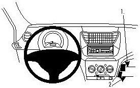 ProClip do Nissan Pixo 09-15