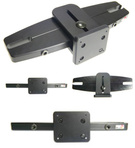 Uchwyt na zagłówek do samochodu | 811020 - Uniwersalna baza mocowania do zagłówka z rozstawem prętów: 123 mm - 183 mm